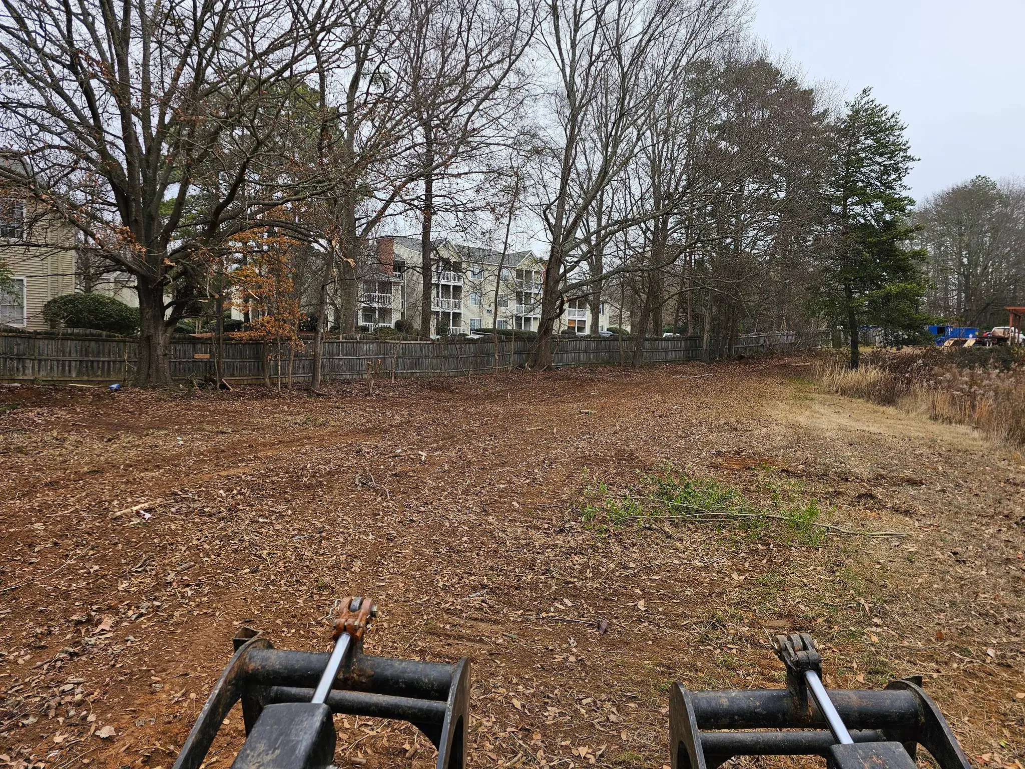 After — lot cleared and graded