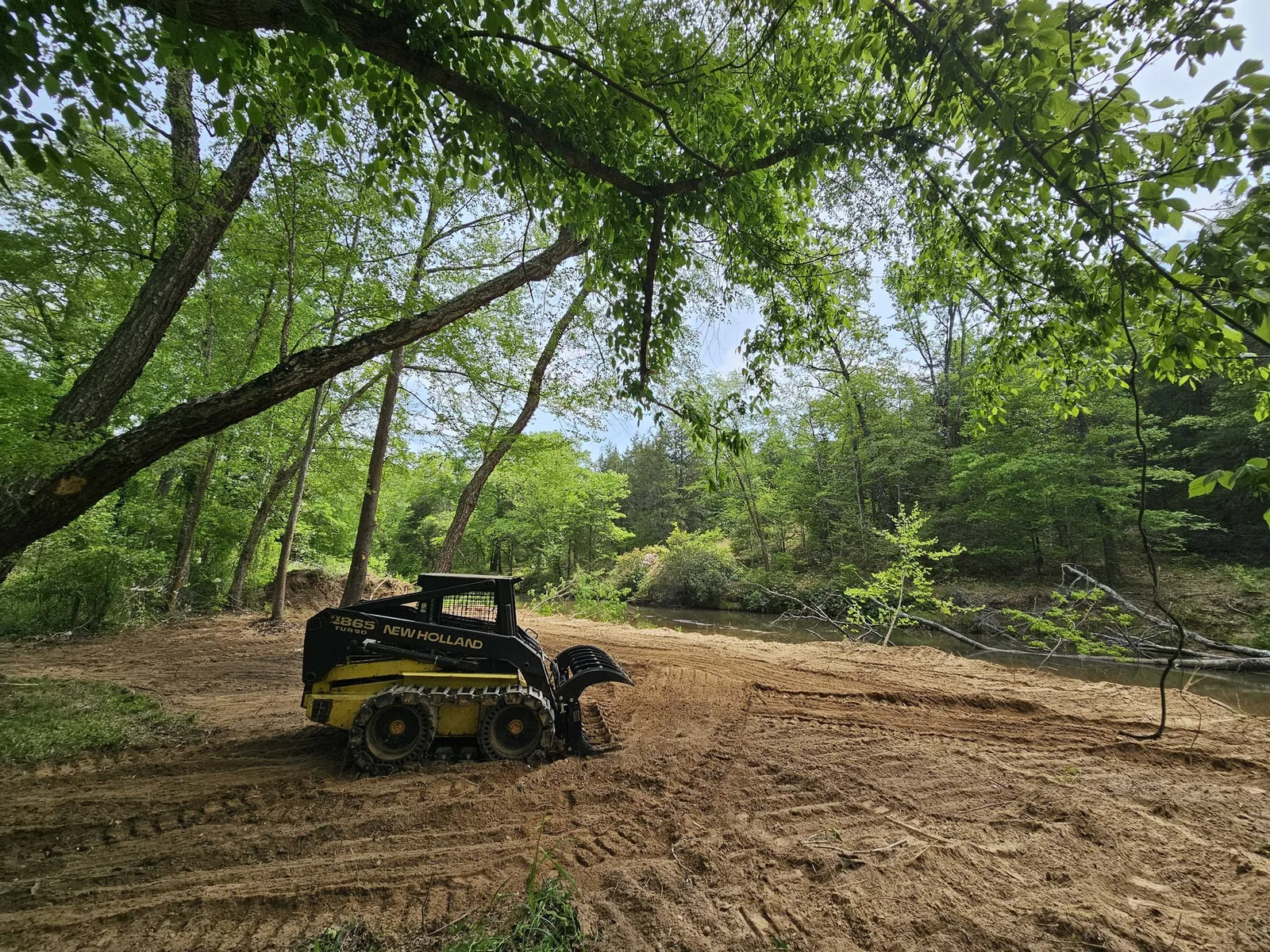Land clearing and excavation in Upstate South Carolina